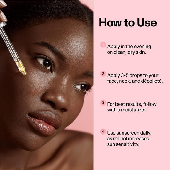 Retinol Serum for Face - for fine lines, wrinkles, dark spots - Picture 4 of 9